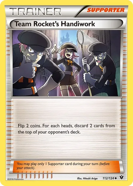 Team Rocket's Handiwork, Pokémon card FCO 112 — Fates Collide set