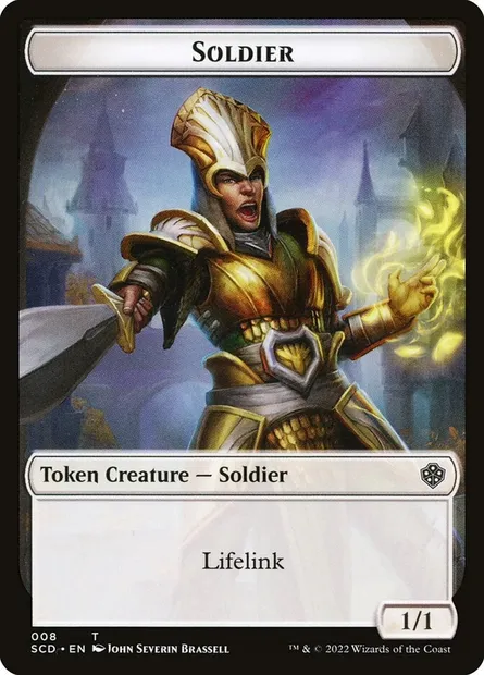Soldier, Magic card TSCD 8 — Starter Commander Deck Tokens set