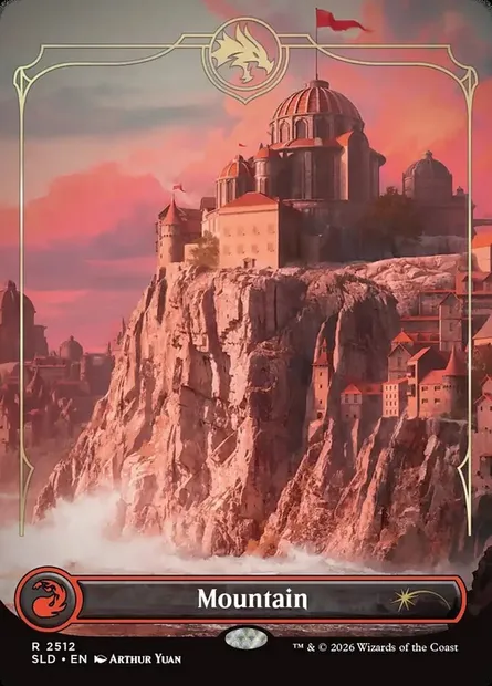 Mountain, Magic card SLD 2512 — Secret Lair Drop set