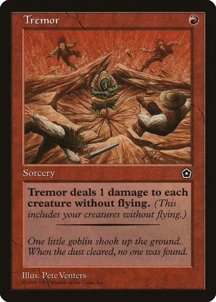 Tremor, Magic card P02 118 — Portal Second Age set