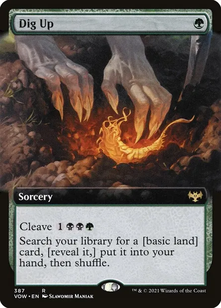 Dig Up, Magic card VOW 387 — Innistrad: Crimson Vow set