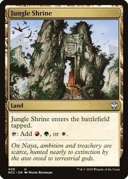 Jungle Shrine, Magic card NCC 409 — New Capenna Commander set