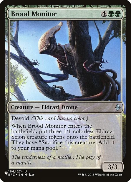 Surveillant de progéniture, carte Magic PLST BFZ-164 — extension The List