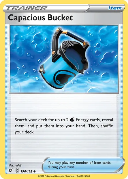 Capacious Bucket, Pokémon card RCL 156 — Rebel Clash set