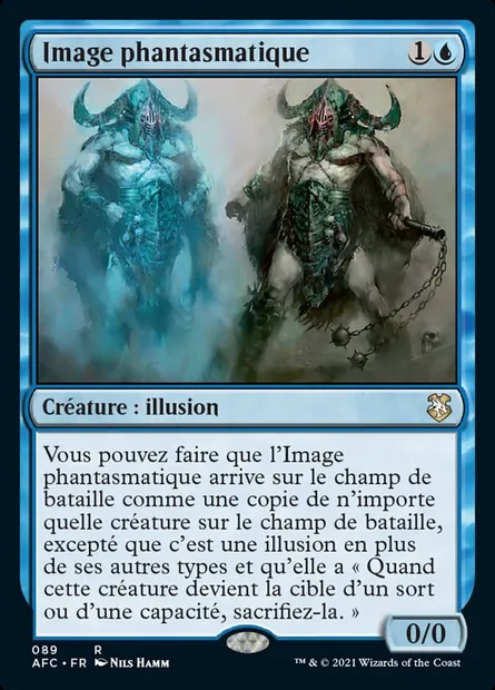 Image phantasmatique, carte Magic AFC 89 — extension Forgotten Realms Commander