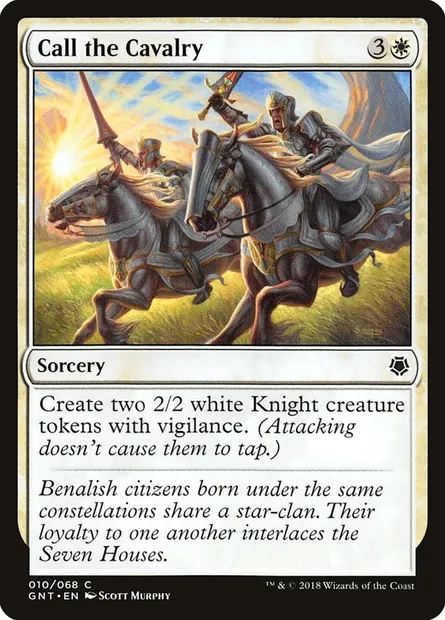 Call the Cavalry, Magic card GNT 10 — Game Night set