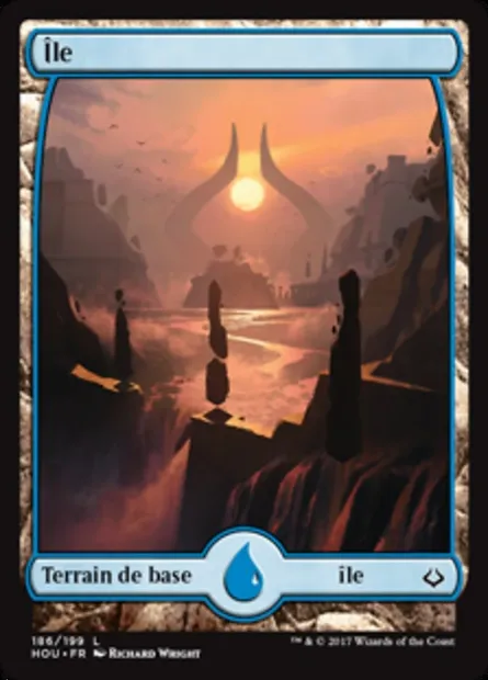 Île, carte Magic HOU 186 — extension L’âge de la destruction