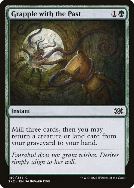 Grapple with the Past, Magic card 2X2 149 — Double Masters 2022 set