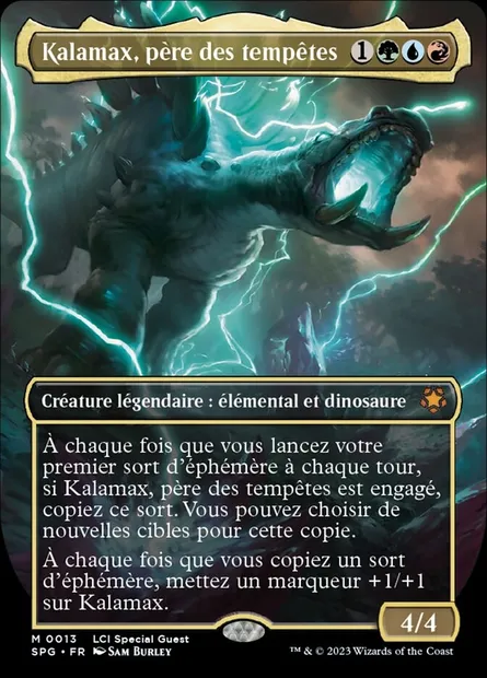 Kalamax, père des tempêtes, carte Magic SPG 13 — extension Special Guests