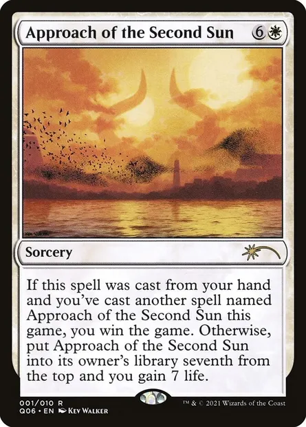 Approche du Second Soleil, carte Magic Q06 1 — extension Pioneer Challenger Decks 2021
