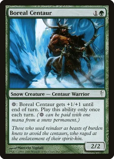 Boreal Centaur, Magic card CSP 104 — Coldsnap set