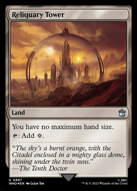 Reliquary Tower, Magic card WHO 887 — Doctor Who set
