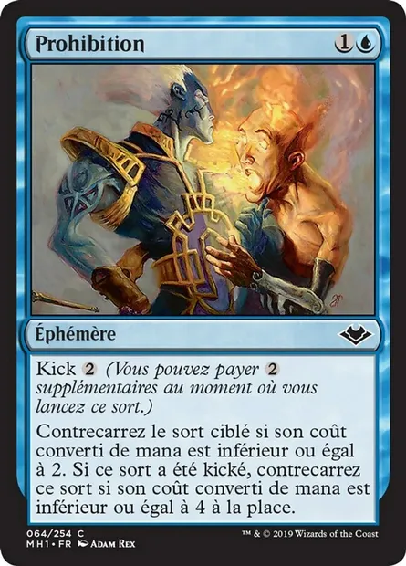 Prohibition, carte Magic MH1 64 — extension Horizons du Modern