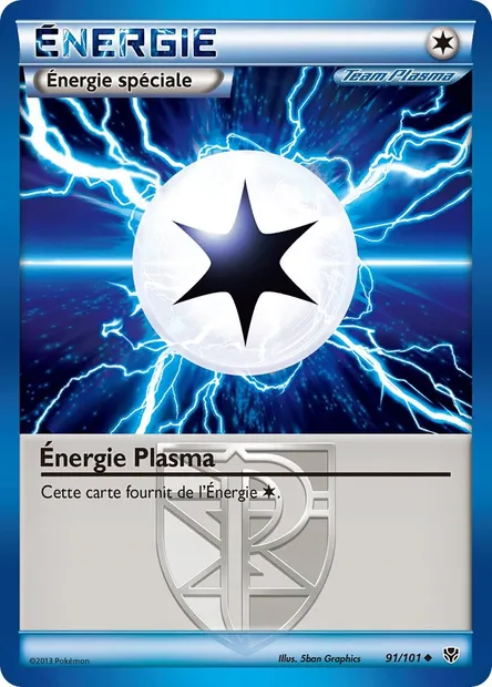 Énergie Plasma, carte Pokémon PLB 91 — extension Explosion Plasma