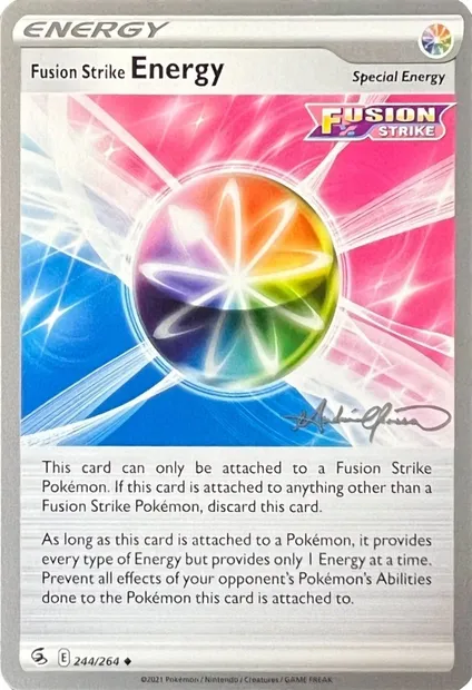 Énergie Poing de Fusion, carte Pokémon WCD22 244 — extension World Championship Decks 2022