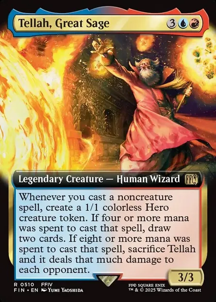Tellah, Great Sage, Magic card FIN 510 — Final Fantasy set