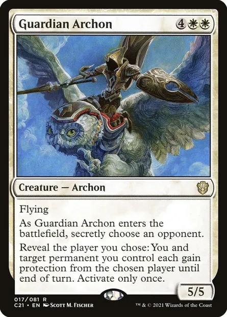 Guardian Archon, Magic card C21 17 — Commander 2021 set