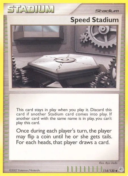 Stade Rapide, carte Pokémon DP 114 — extension Diamant & Perle