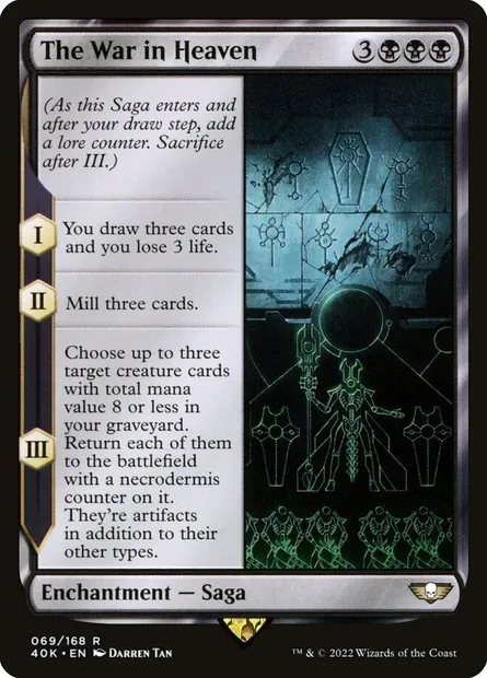 The War in Heaven, Magic card 40K 69 — Warhammer 40,000 Commander set