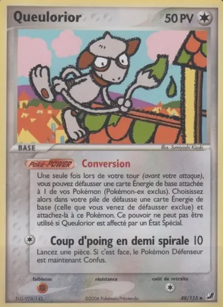 Queulorior, carte Pokémon UF 48 — extension EX Forces Cachées
