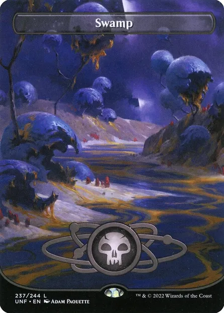 Swamp, Magic card UNF 237 — Unfinity set