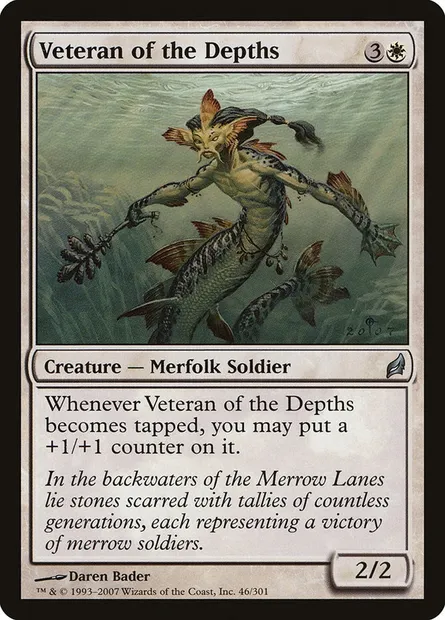 Veteran of the Depths, Magic card LRW 46 — Lorwyn set
