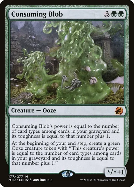 Consuming Blob, Magic card PMID 177p — Innistrad: Midnight Hunt Promos set