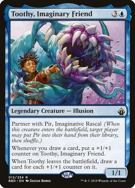 Toothy, Imaginary Friend, carte Magic BBD 12 — extension Battlebond
