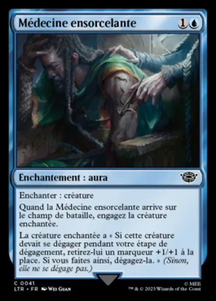 Médecine ensorcelante, carte Magic LTR 41 — extension Le Seigneur des Anneaux : chroniques de la Terre du Milieu