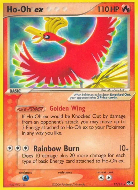 Ho-Oh ex, Pokémon card P3 17 — POP Series 3 set