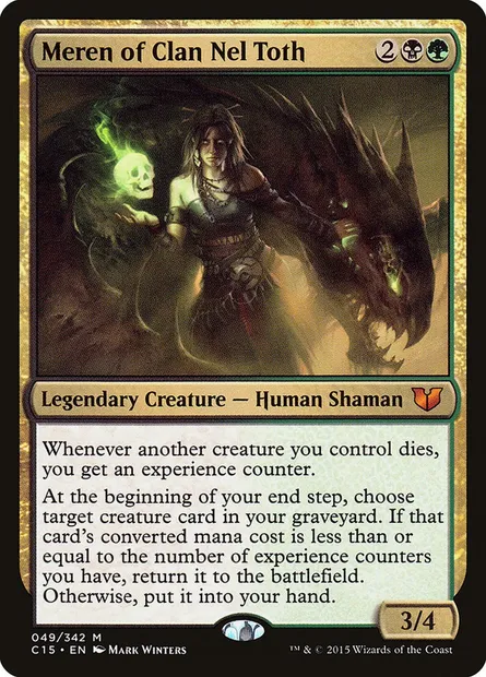 Meren of Clan Nel Toth, Magic card C15 49 — Commander 2015 set