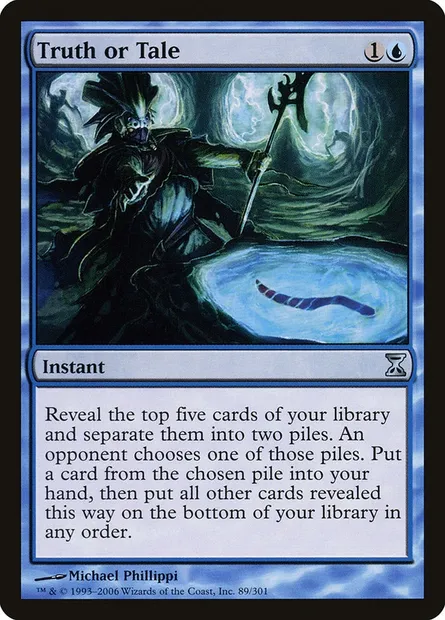 Conte ou vérité, carte Magic TSP 89 — extension Spirale Temporelle