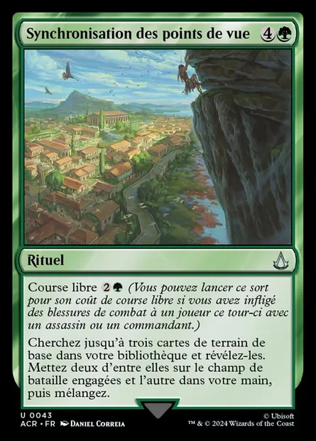 Synchronisation des points de vue, carte Magic ACR 43 — extension Assassin's Creed