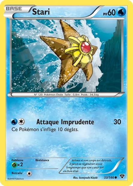 Stari, carte Pokémon XY 33 — extension XY