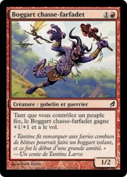 Boggart chasse-farfadet, carte Magic LRW 156 — extension Lorwyn
