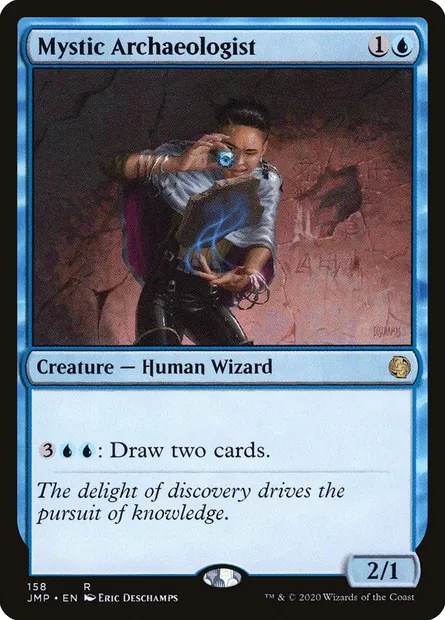 Archéologue mystique, carte Magic JMP 158 — extension Jumpstart