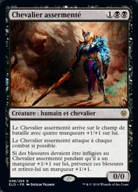 Chevalier assermenté, carte Magic ELD 98 — extension Throne of Eldraine