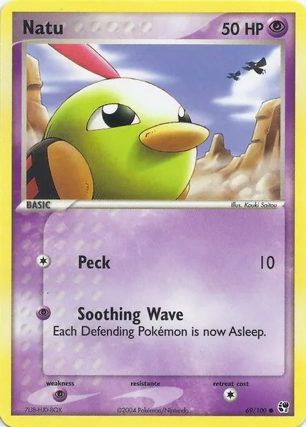 Natu, Pokémon card EXBS 069 — EX Battle Stadium set