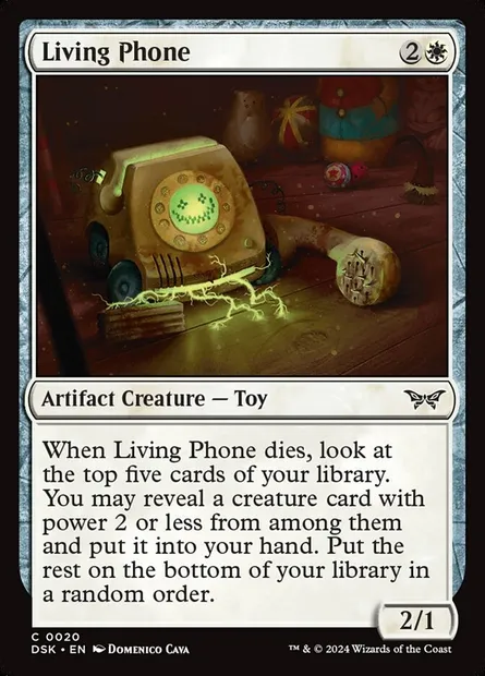 Living Phone, Magic card DSK 20 — Duskmourn: House of Horror set