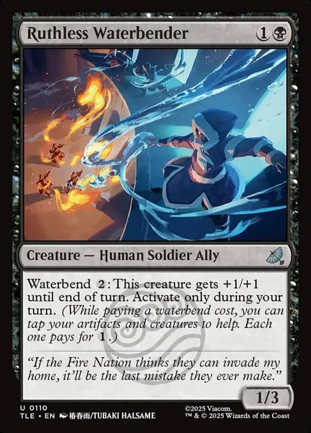 Ruthless Waterbender, Magic card TLE 110 — Avatar: The Last Airbender Eternal set