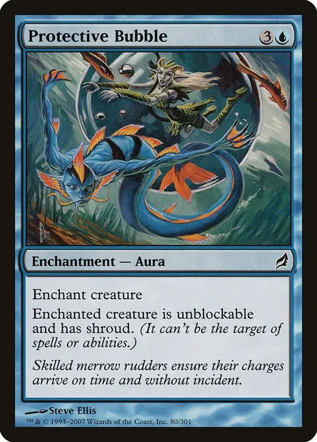 Protective Bubble, Magic card LRW 80 — Lorwyn set