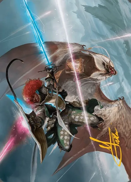 Caradora, Heart of Alacria // Caradora, Heart of Alacria, Magic card ADFT 14 — Aetherdrift Art Series set