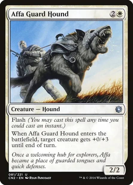 Affa Guard Hound, Magic card CN2 81 — Conspiracy: Take the Crown set