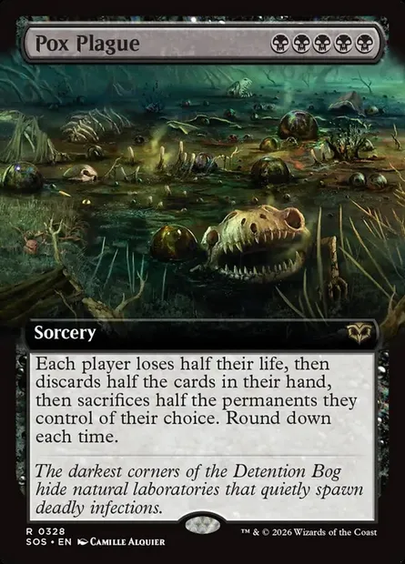 Pox Plague, Magic card SOS 328 — Secrets of Strixhaven set