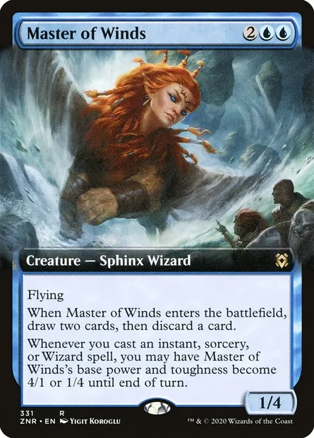 Master of Winds, Magic card ZNR 331 — Zendikar Rising set