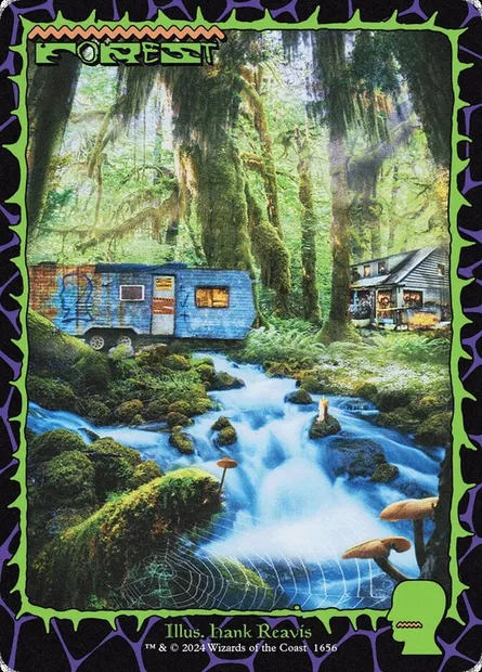 Forest, Magic card SLD 1656 — Secret Lair Drop set