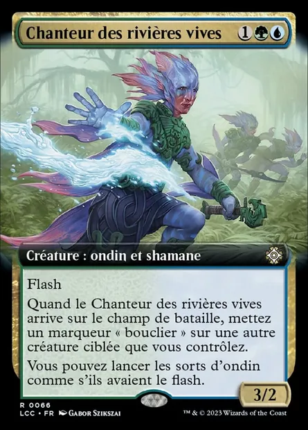 Chanteur des rivières vives, carte Magic LCC 66 — extension The Lost Caverns of Ixalan Commander