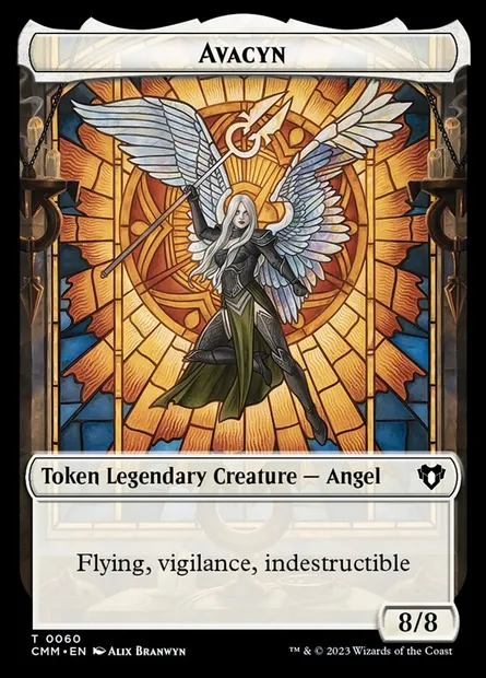 Avacyn, Magic card TCMM 60 — Commander Masters Tokens set