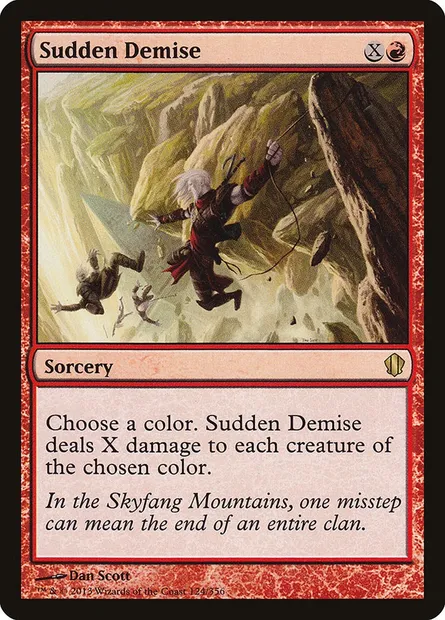 Sudden Demise, Magic card C13 124 — Commander 2013 set