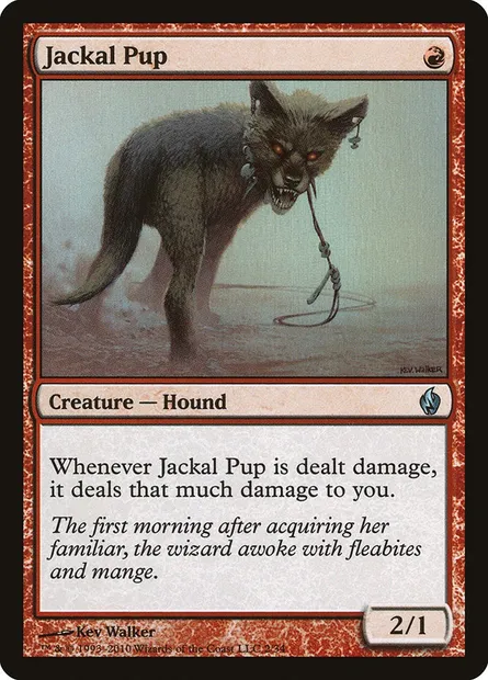 Bébé chacal, carte Magic PD2 2 — extension Premium Deck Series: Fire and Lightning